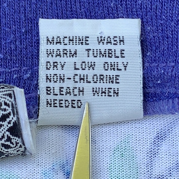 Justin Allen of New York white & blue Top sz L - Picture 4 of 5